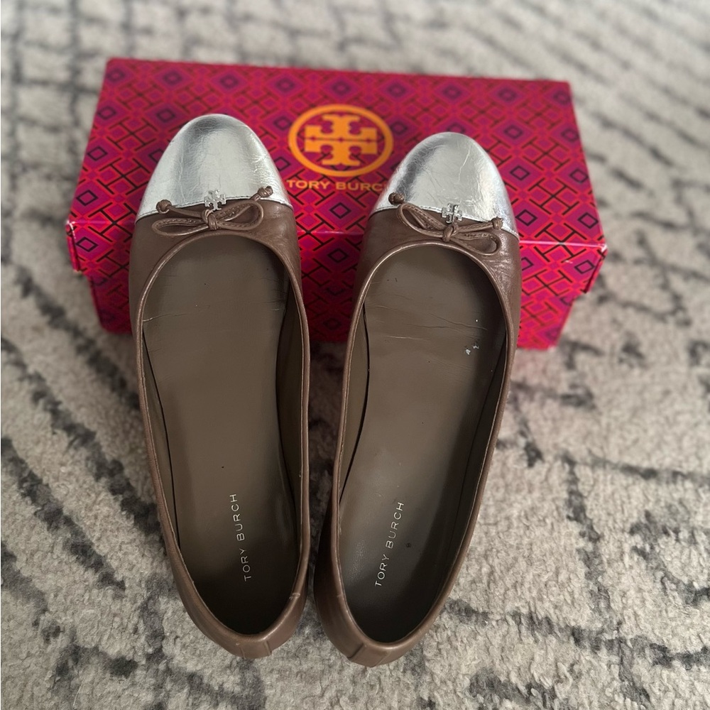 Tory Burch Cap Toe Ballet Flats